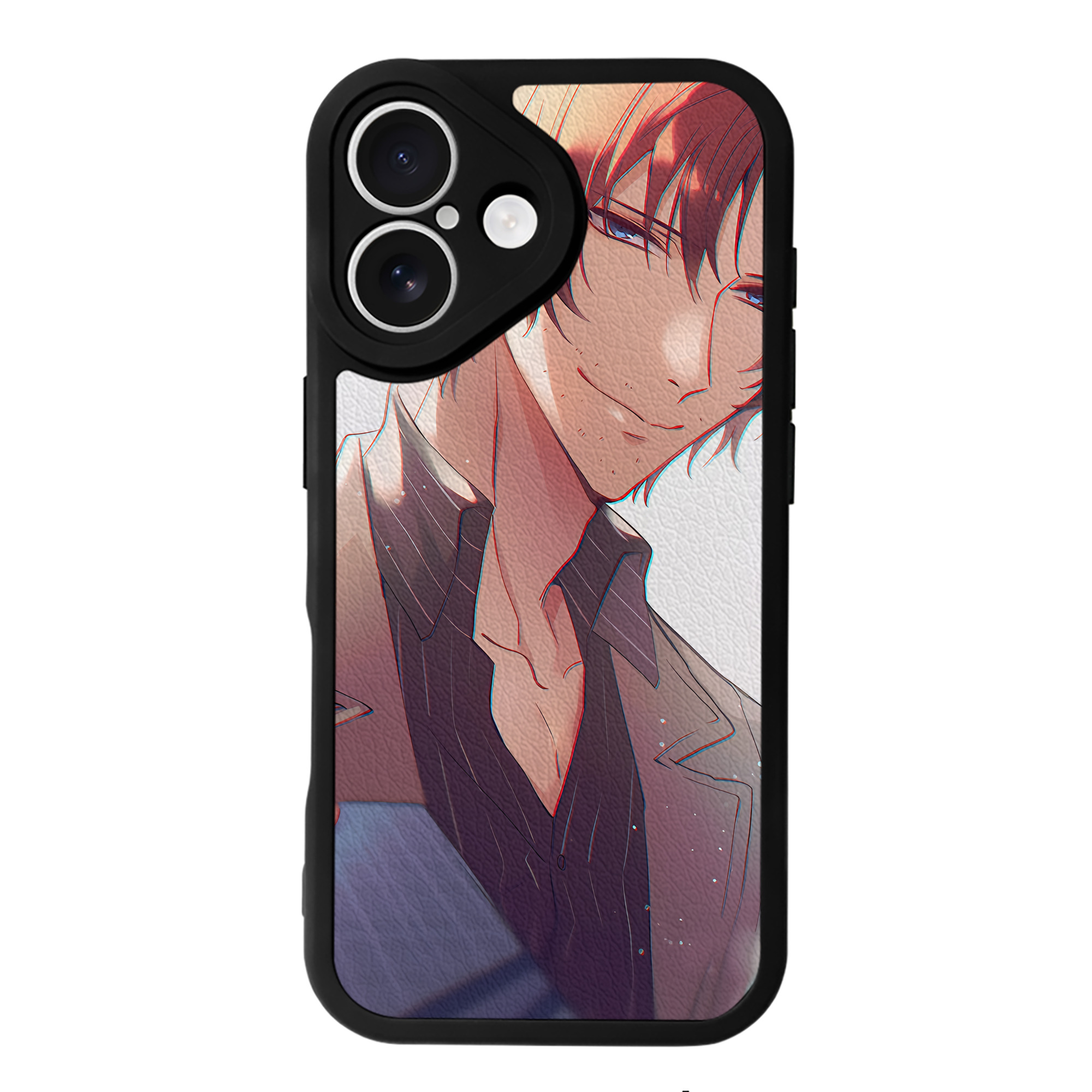（画像用） 文豪ストレイドッグス Bungo Stray Dogs 【iPhone 16シリーズ対応】シリコンスマホケース（レザー調） 材質：シリコン
